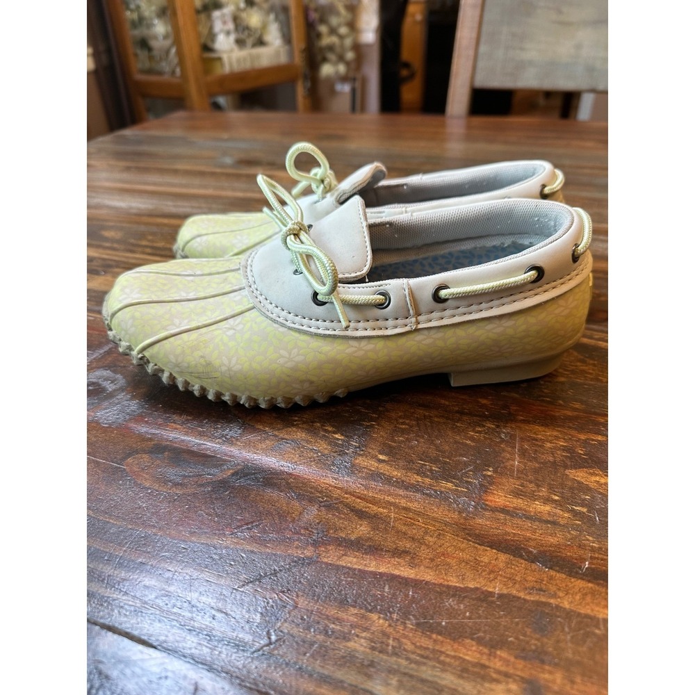 JBU by Jambu Gwen Garden Ready Yellow Floral Duck Shoes Womens 9M JB19GGR12 - Picture 3 of 8